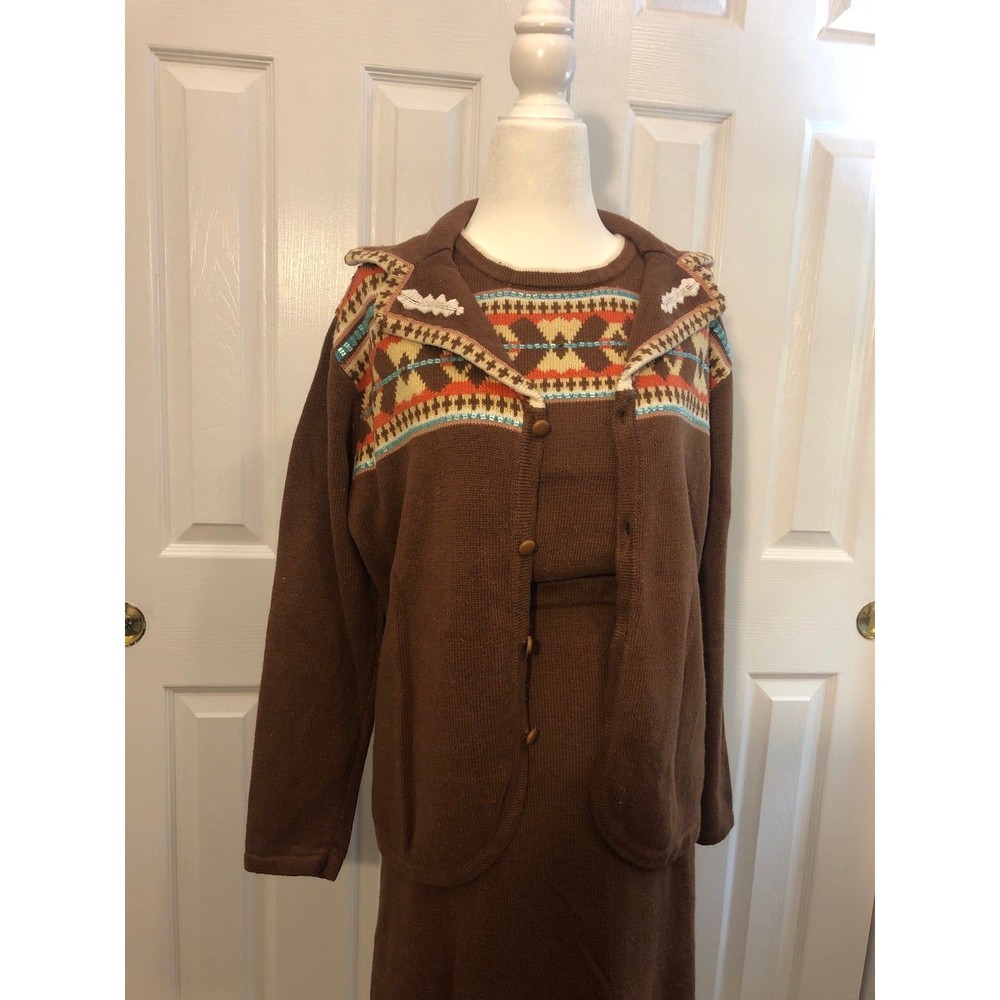 Vintage Storybook Knits Western Suit Up 3 Piece Set